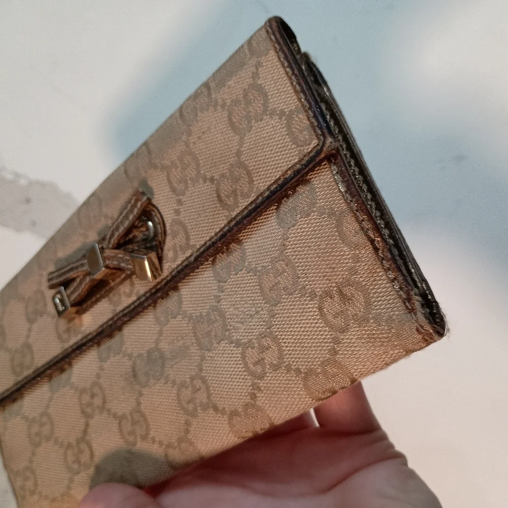 Gucci Monogram Princy Continental Wallet